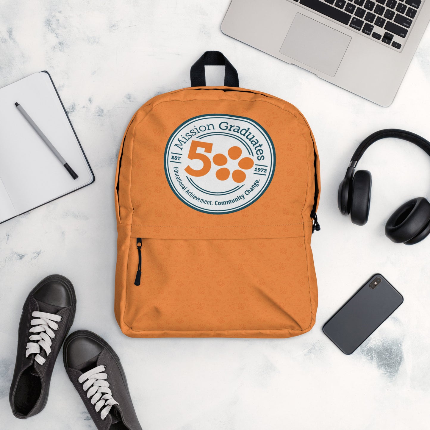 Classic Logo Backpack in Orange