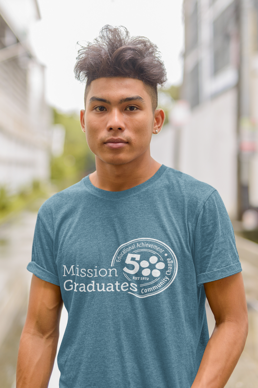 Mission Graduates - Educational Achievement, Community Change Adult Unisex T-shirt