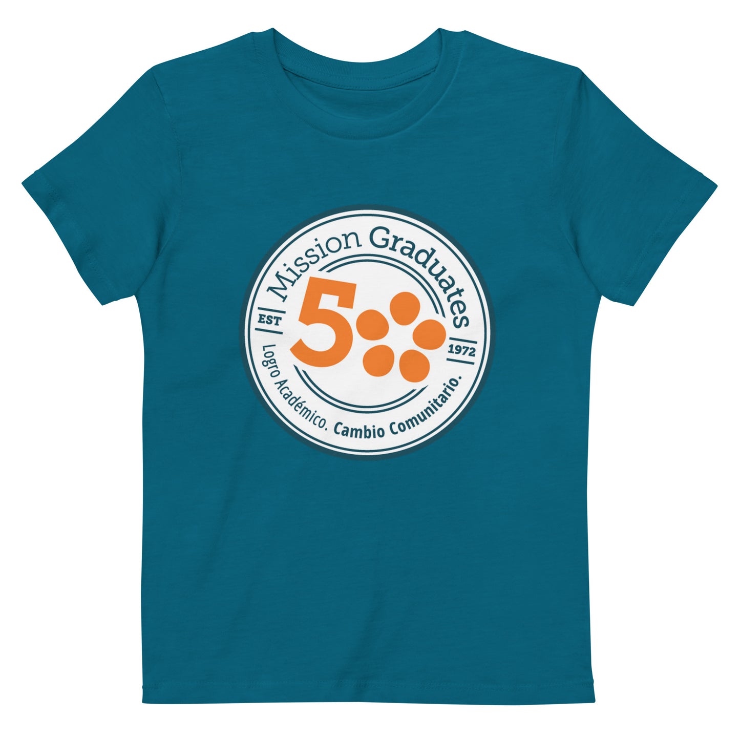 Logro Academico. Cambio Comunitario Camiseta algodón orgánico niño